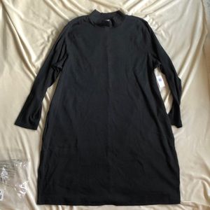 Old Navy grey t shirt dress turtleneck